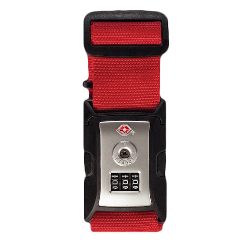 Worldpack Kofferriem Met TSA-slot Red