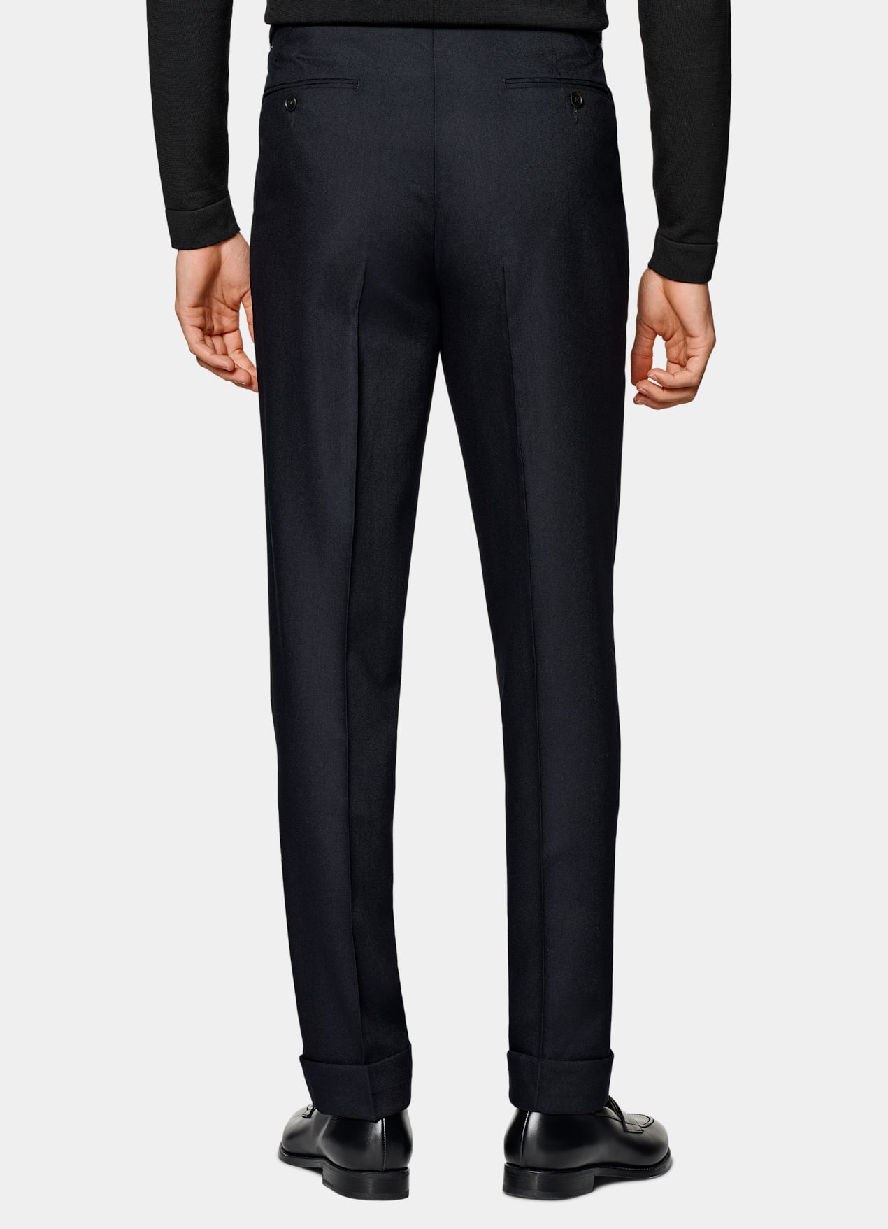 Pantalon Slim Leg Tapered bleu marine