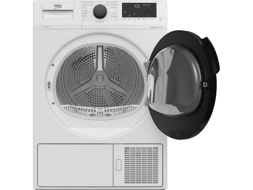 Beko DHC946GX - Tørremaskine - bredde: 59.7 cm - dybde: 59.9 cm - højde: 84.6 cm - frontbetjening - hvid