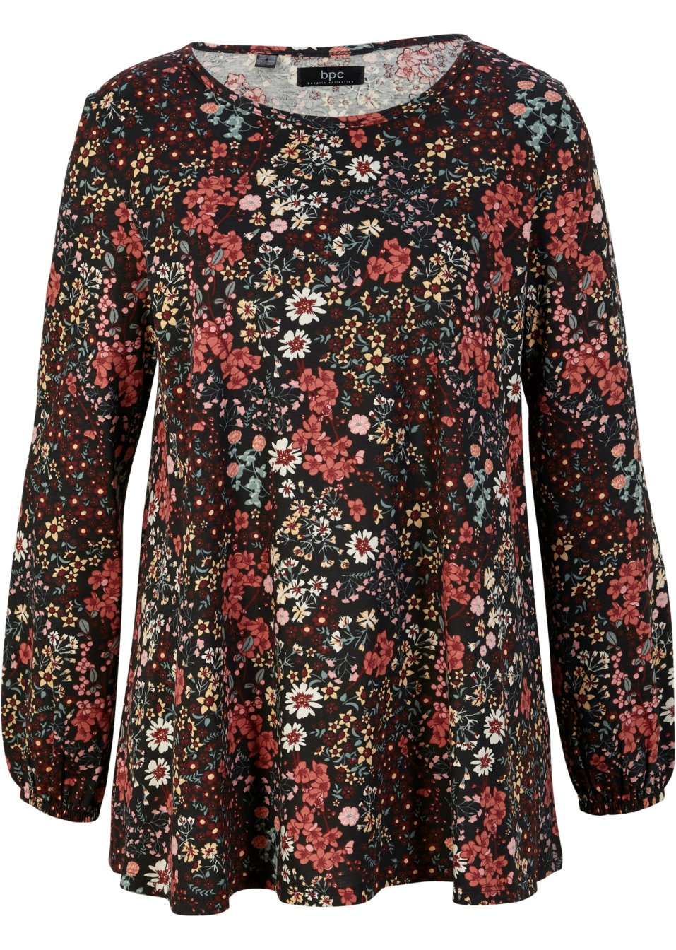 T-shirt tunique imprimé en coton