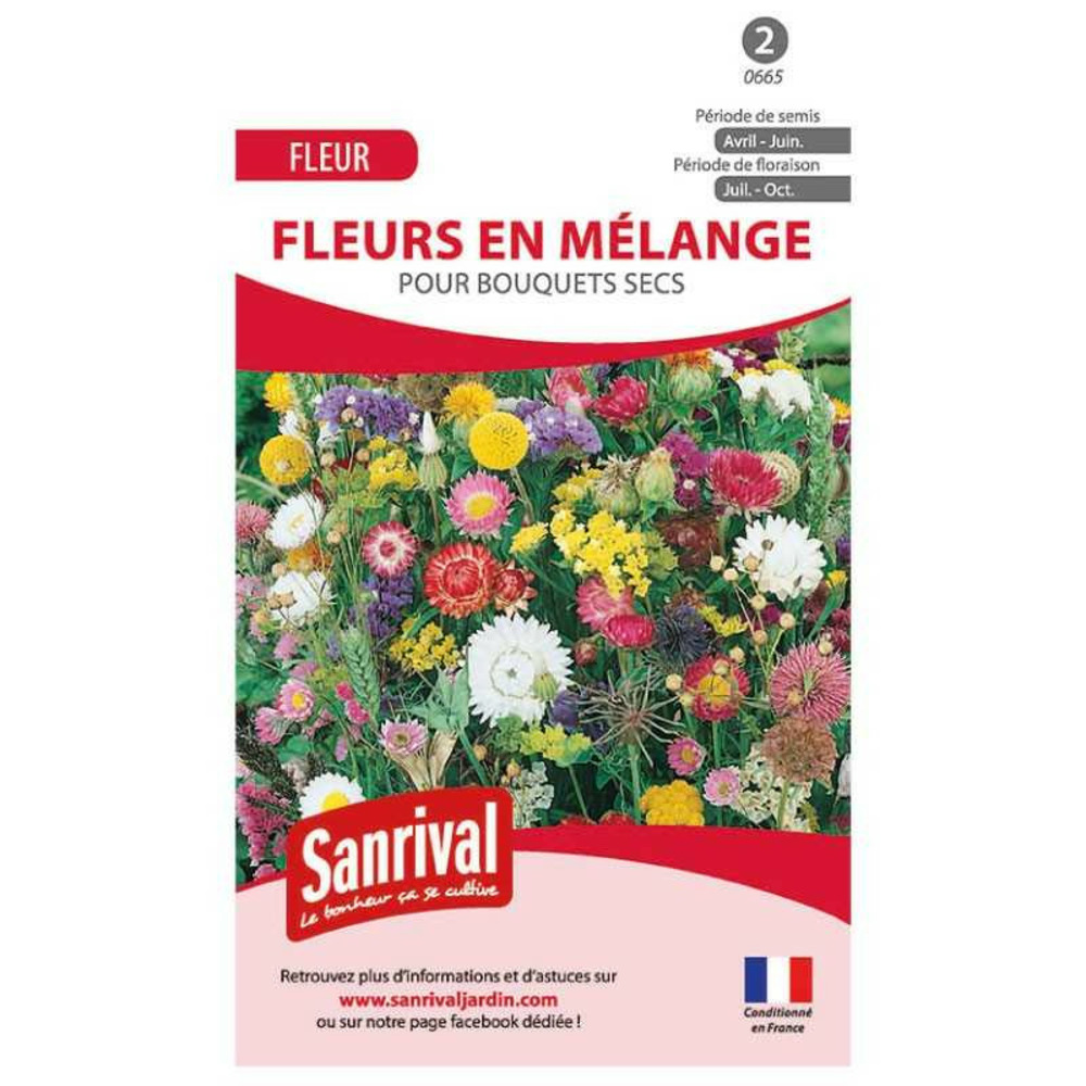 Mélange de graines spécial bouquet séché
