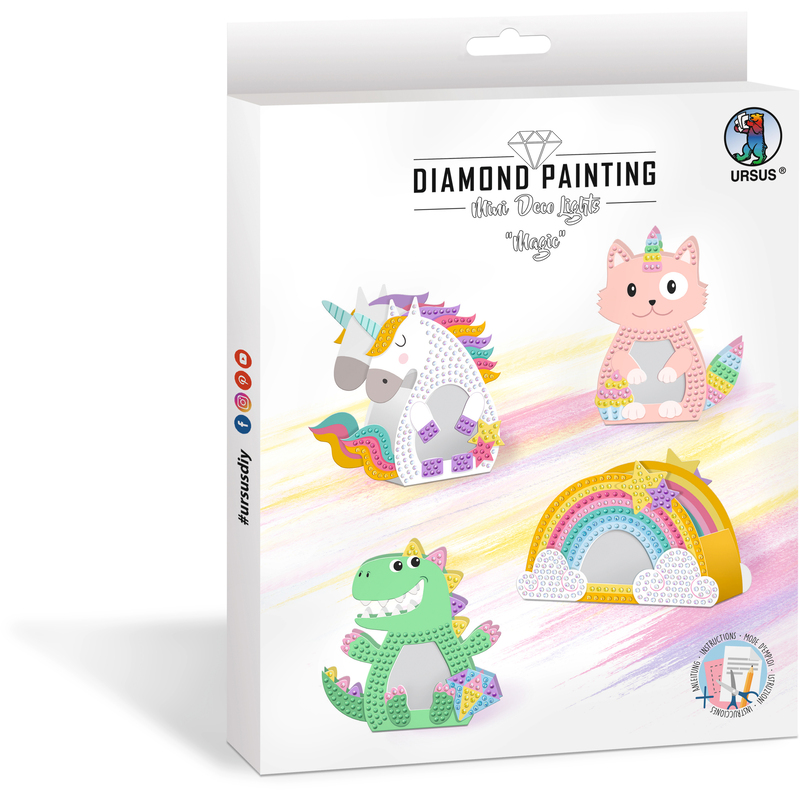 Ursus Diamond Painting, Mini Deco-Lights Magic, assortiert