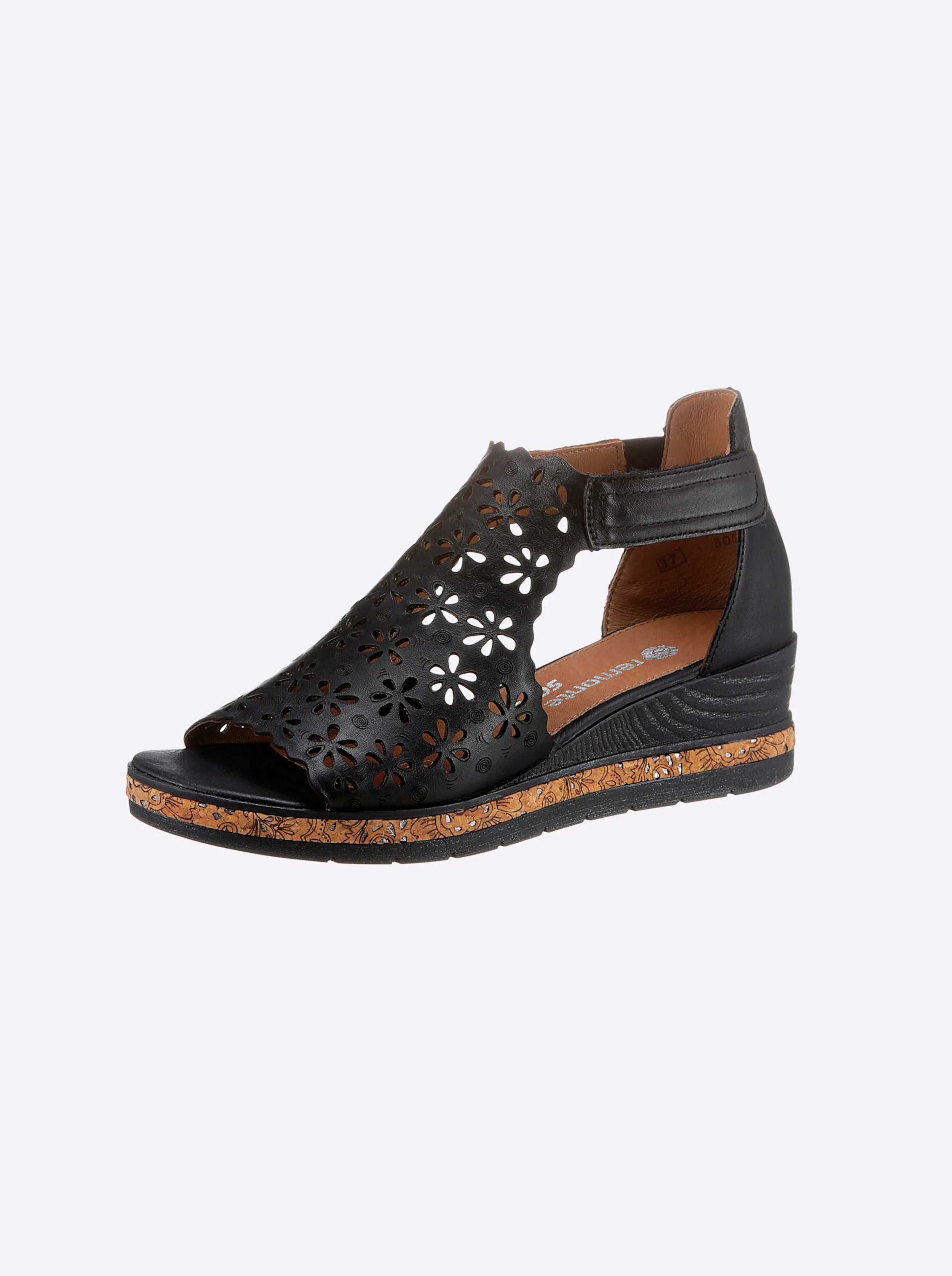 Remonte Sandalette in schwarz