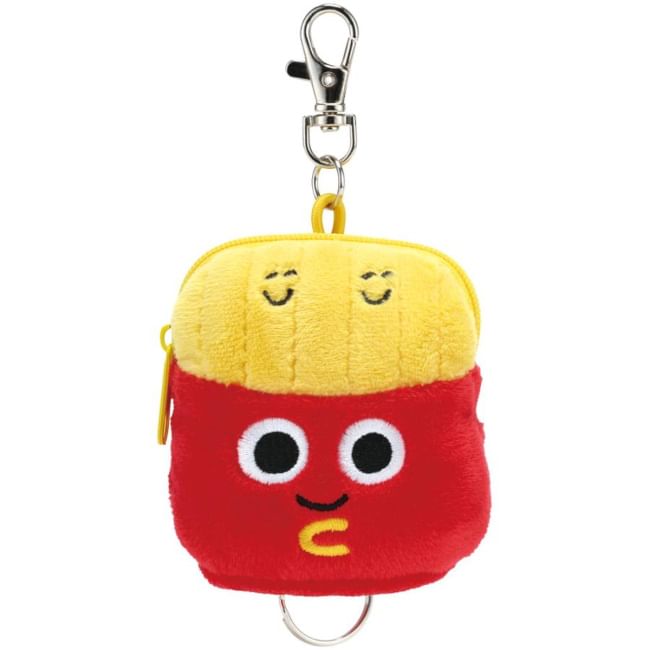 Skater - BURGER CONX Pluche Portemonnee + Sleutelhanger (Chips)