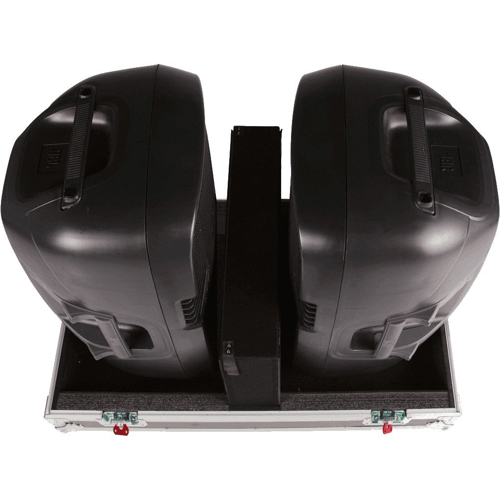 Gator Cases G-TOURSPKR-215 houten flightcase voor twee 15 inch speakers