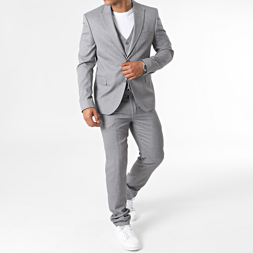 Costume 3 Pièces Gris