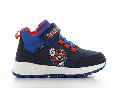 Nintendo Super Mario Vintersko, Navy/Grey Blue