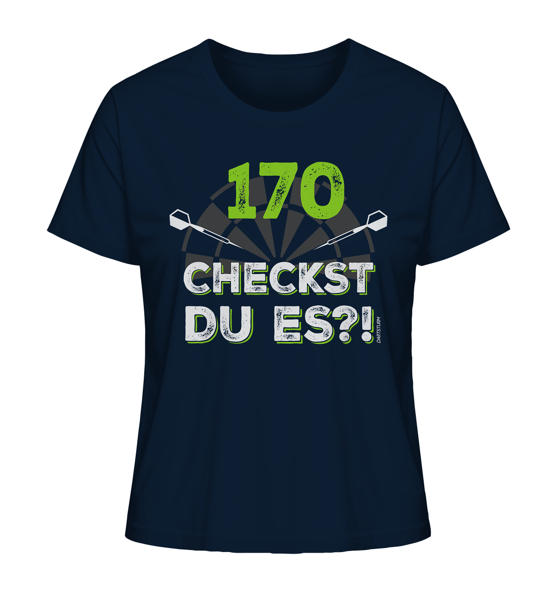 DartSturm - 170 Checkst du es - Ladies Organic Shirt