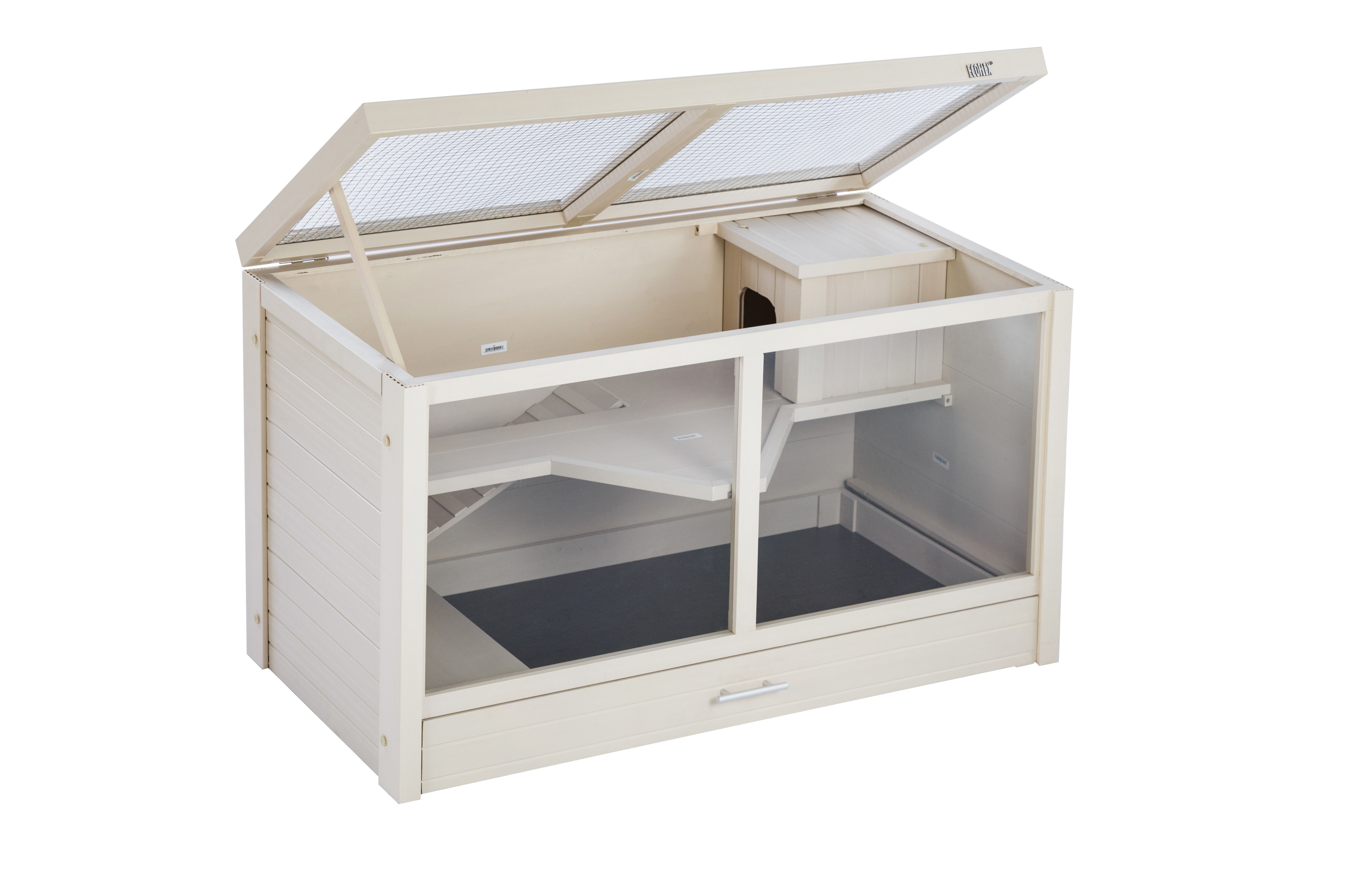 New Age Pet Park Avenue - Konijnenhok meubel - Beige - 60x100x50 cm