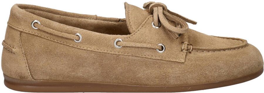 Shoecolate Leom suède bootschoenen beige