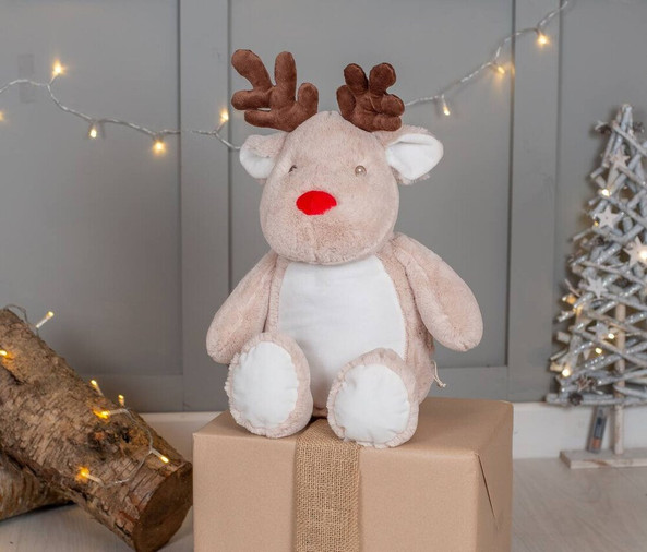 Mumbles MM560 - Renne Peluche Zippée Personnalisable