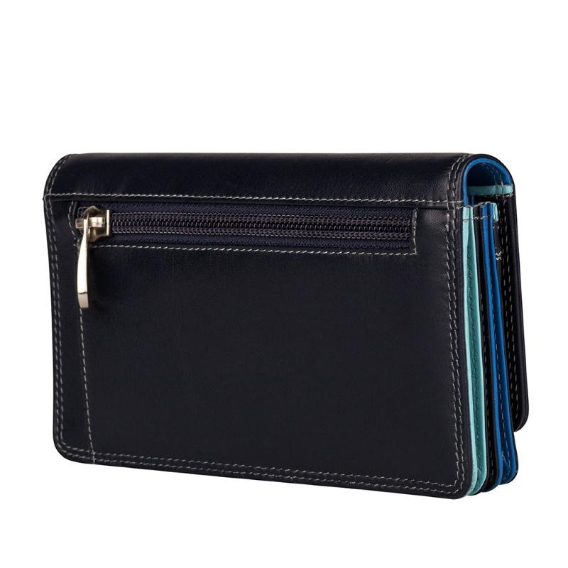 Patchi Dames Portemonnee L BLAUW-MULTI