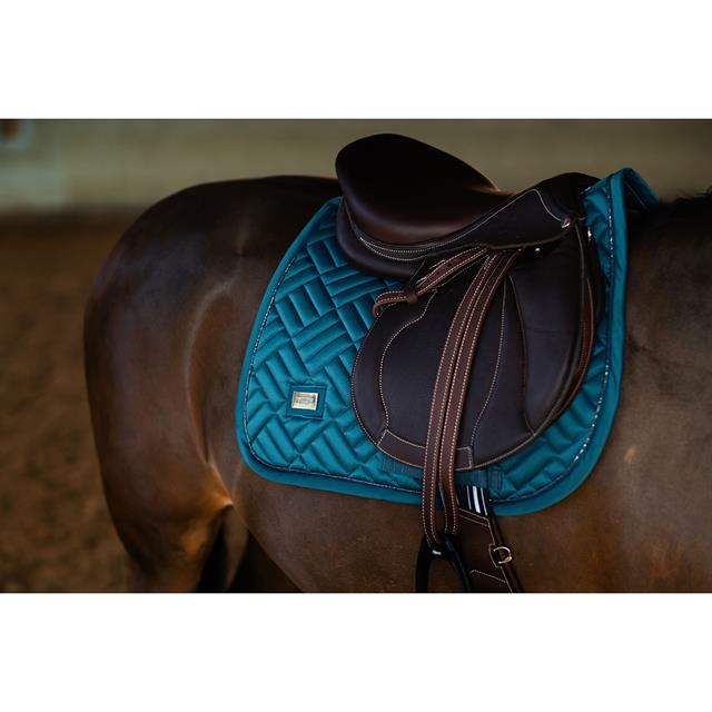 Zadeldek Equestrian Stockholm Modern Teal Blue Springen Blauw
