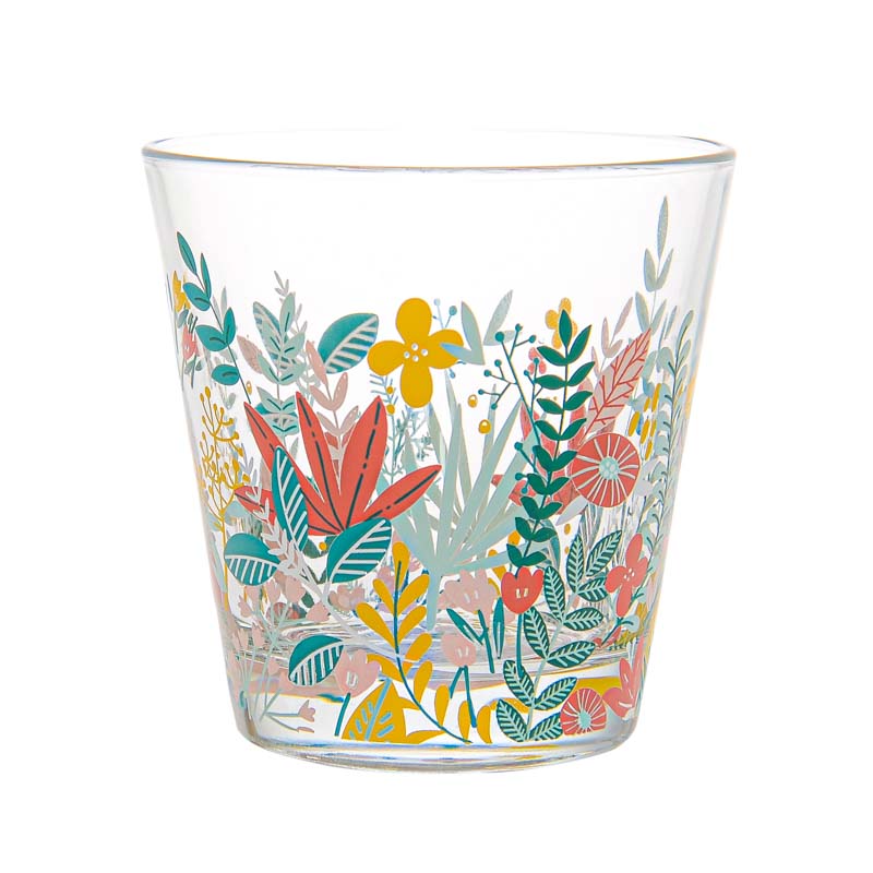 Verre décor 'Floréale'