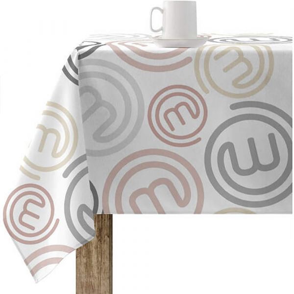 Play Fabrics Anti-stain Resin Tablecloth 040026 140x139 Cm Beige