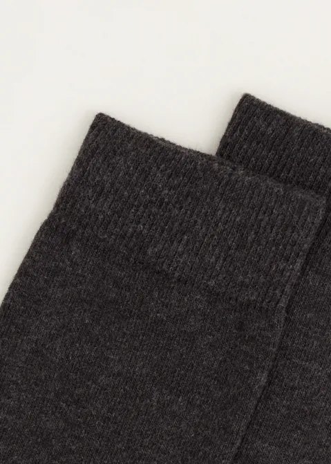 Basic uni sock 3pack antraciet (ANT.MEL)