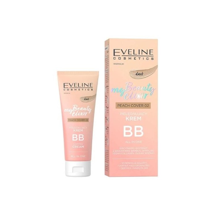 Eveline My Beauty Elixir voedende gezichtscrème BB Dark Peach 30 ml