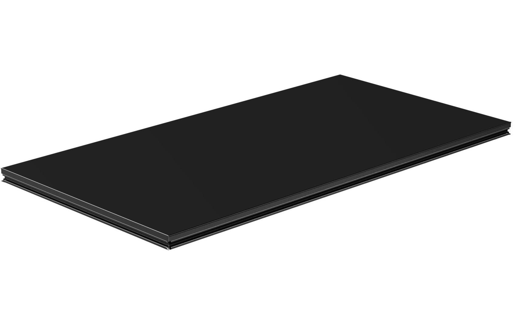 Spider Deck 750 200 x 100 cm Schwarz<br>Modulares Bühnenpodest