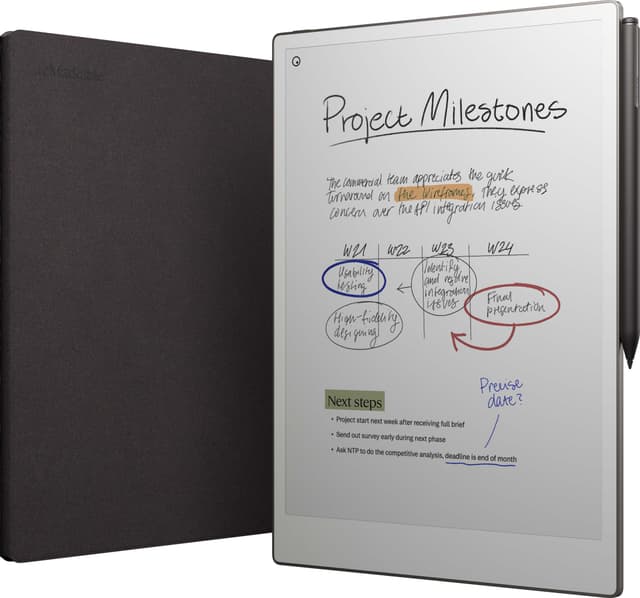 reMarkable Paper Pro E-ink tablet + Marker Plus + Folio sæt