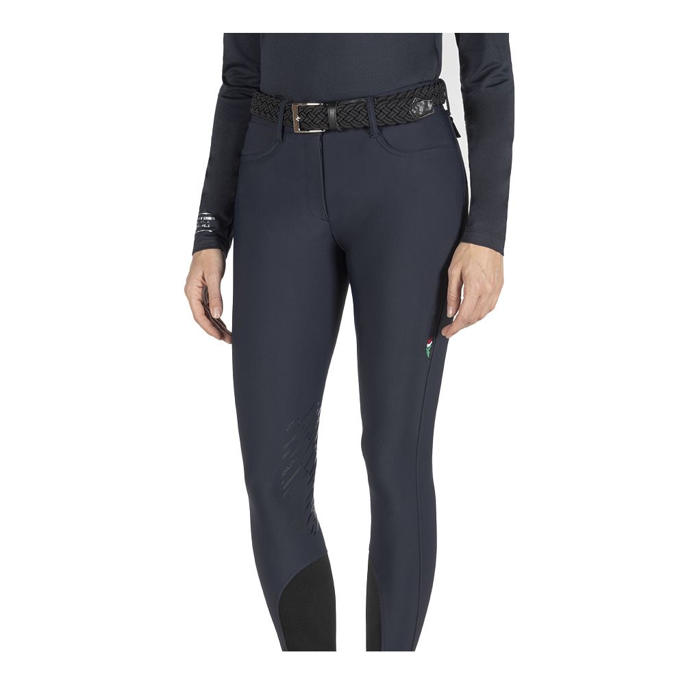 Equiline CORNER - Pantalon knee grip Femme blue