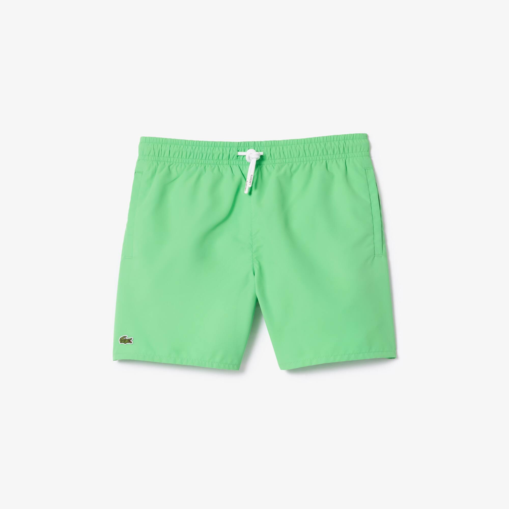 Short de bain Garçon uni à séchage rapide Maillots De Bain - Vert - Lacoste - Garçon