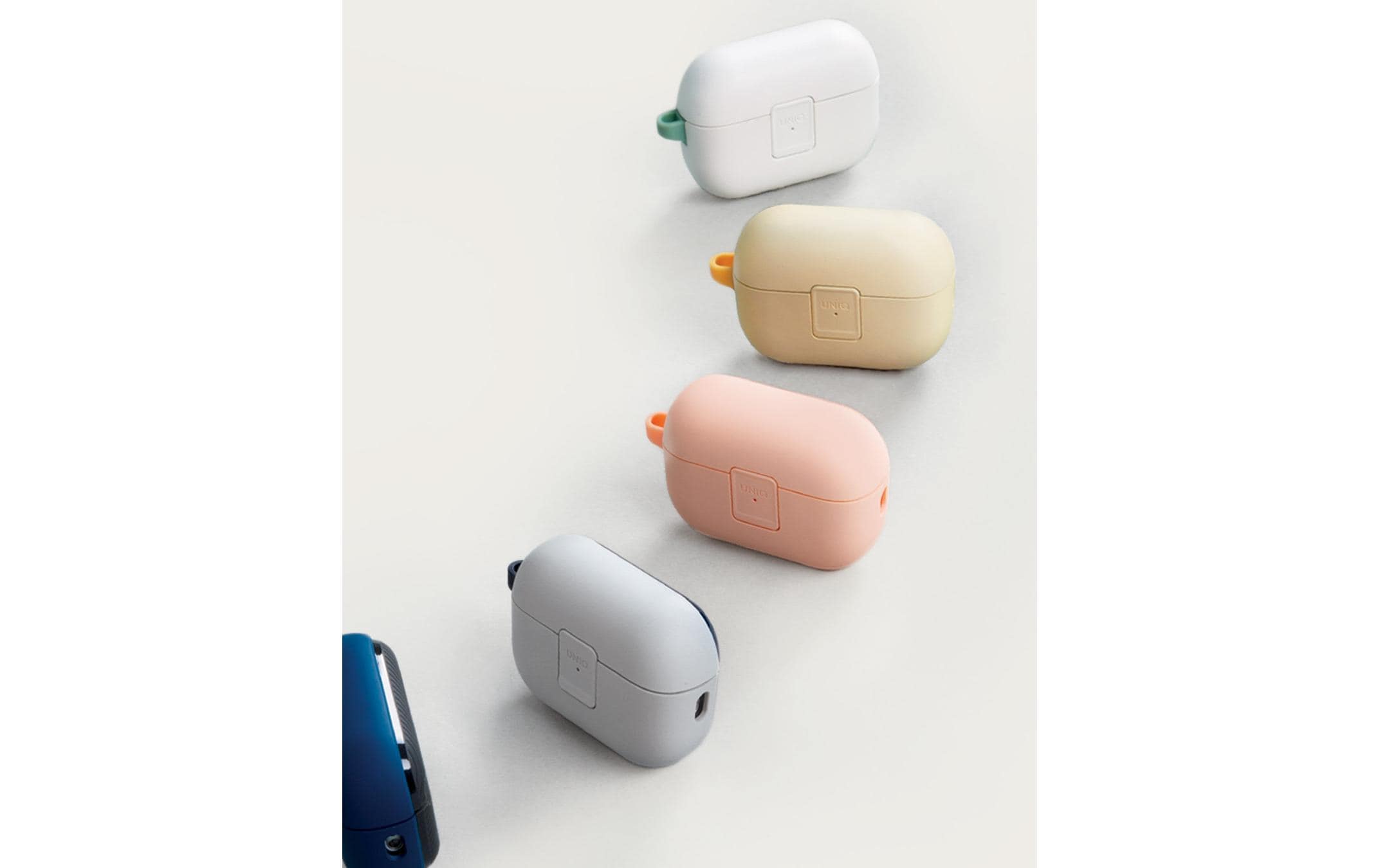 Transportcase Clyde AirPod Pro Case 2nd Generation GrauAirPodcase mit Haken zur Befestigung (2Gen)