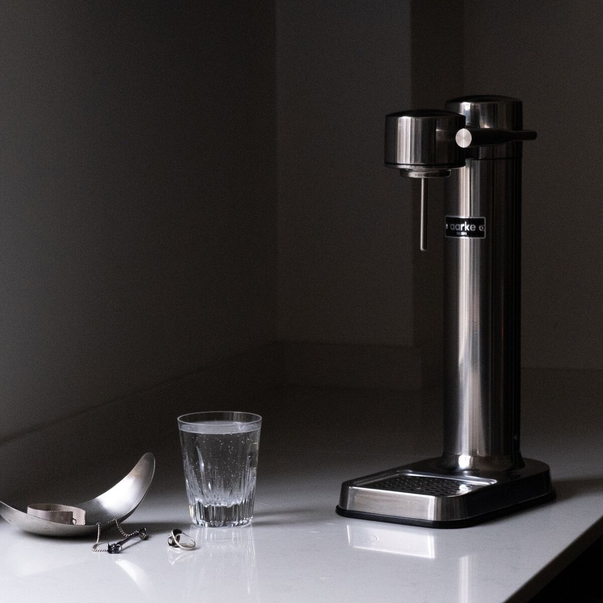 Carbonator 3 kullsyremaskin + Drink Mixer 4-pack, stål