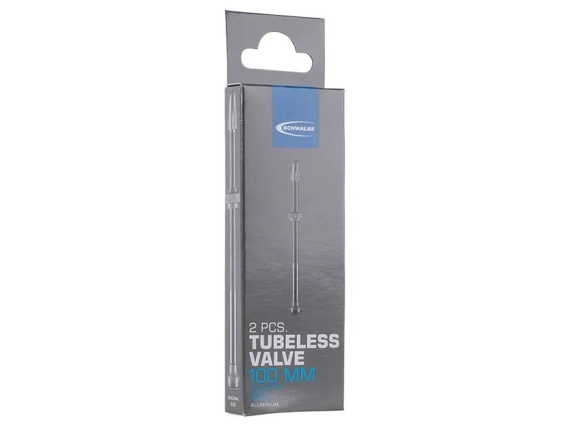 Schwalbe Schwalb slangeløs ventil, 100 mm (sort, sæt med 2)