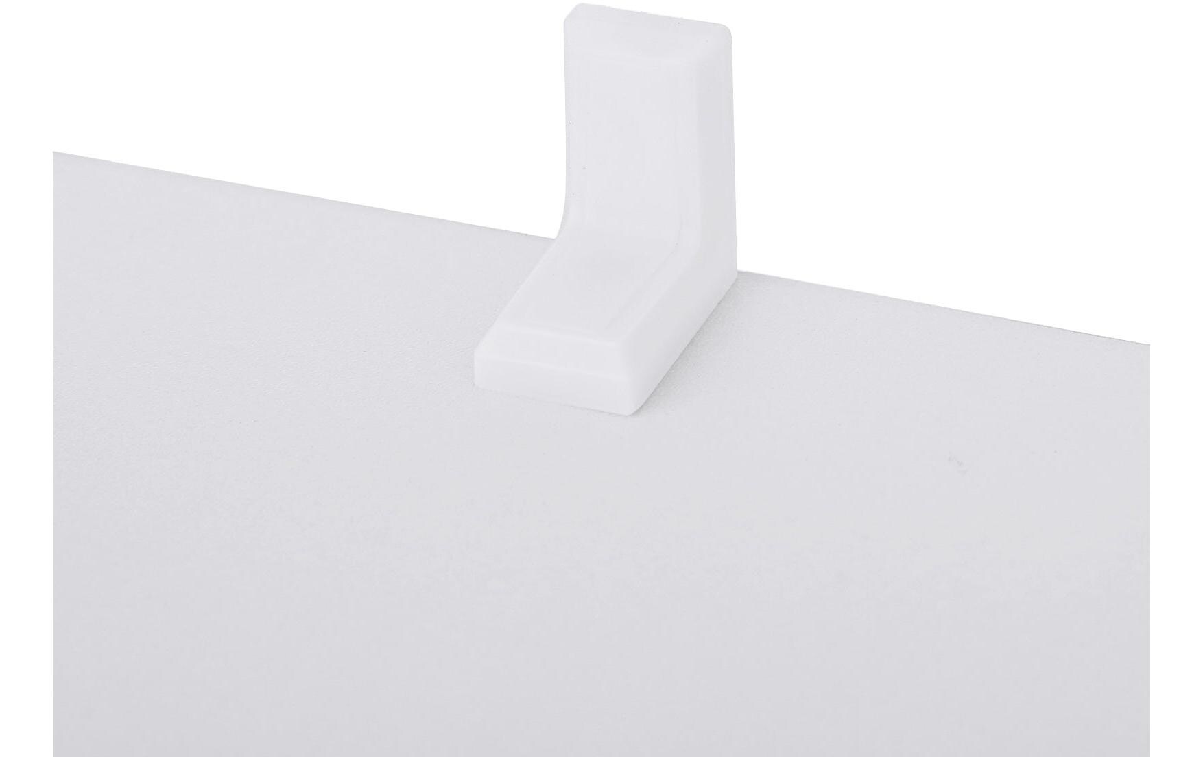 Regal Zick-Zack 70 x 190.5 cm, WeissFreistehendes Bücherregal