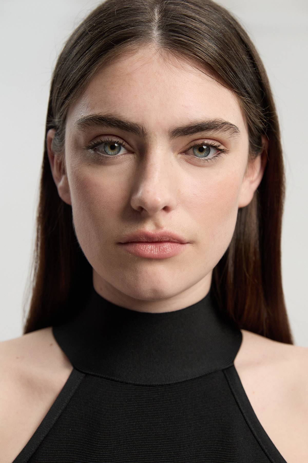 KarenMillen Robe Midi Moulante À Col Montant Avec Ceinture À Boucle