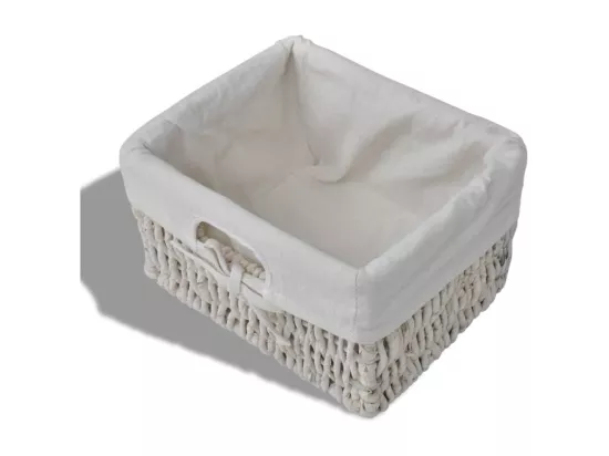 Porte-manteau Blanc 60x23,5x33 cm Bois de Paulownia