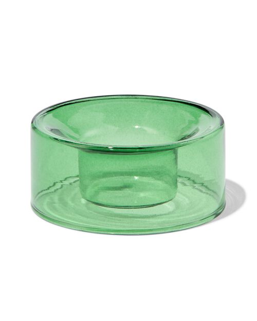 photophore Ø4x4 vert verre
