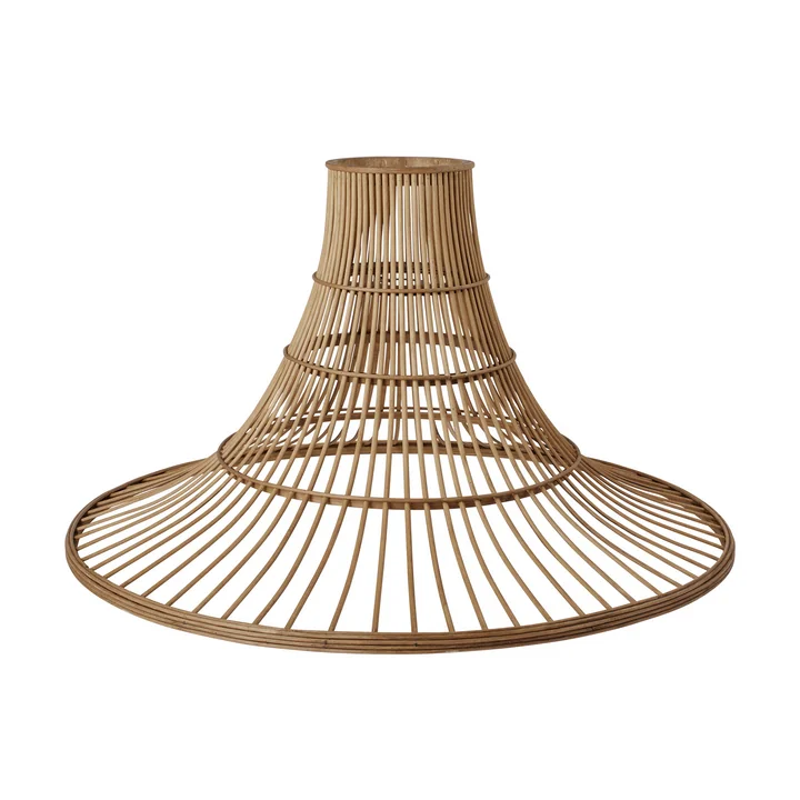Broste Copenhagen - Ciba Lampenschirm, Ø 70 cm x H 40 cm, Bambus natur