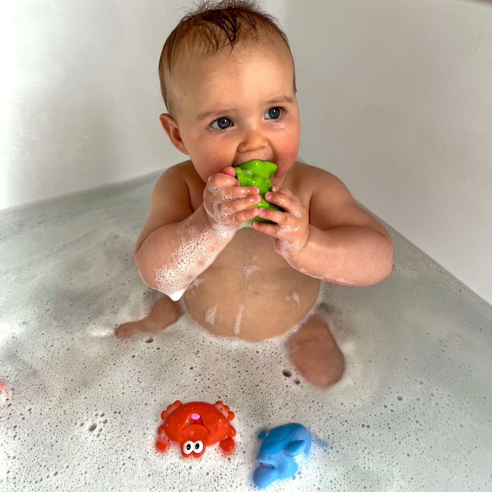 Nuby Wasserspritzer Baby-Badespielzeug 3er-Pack
