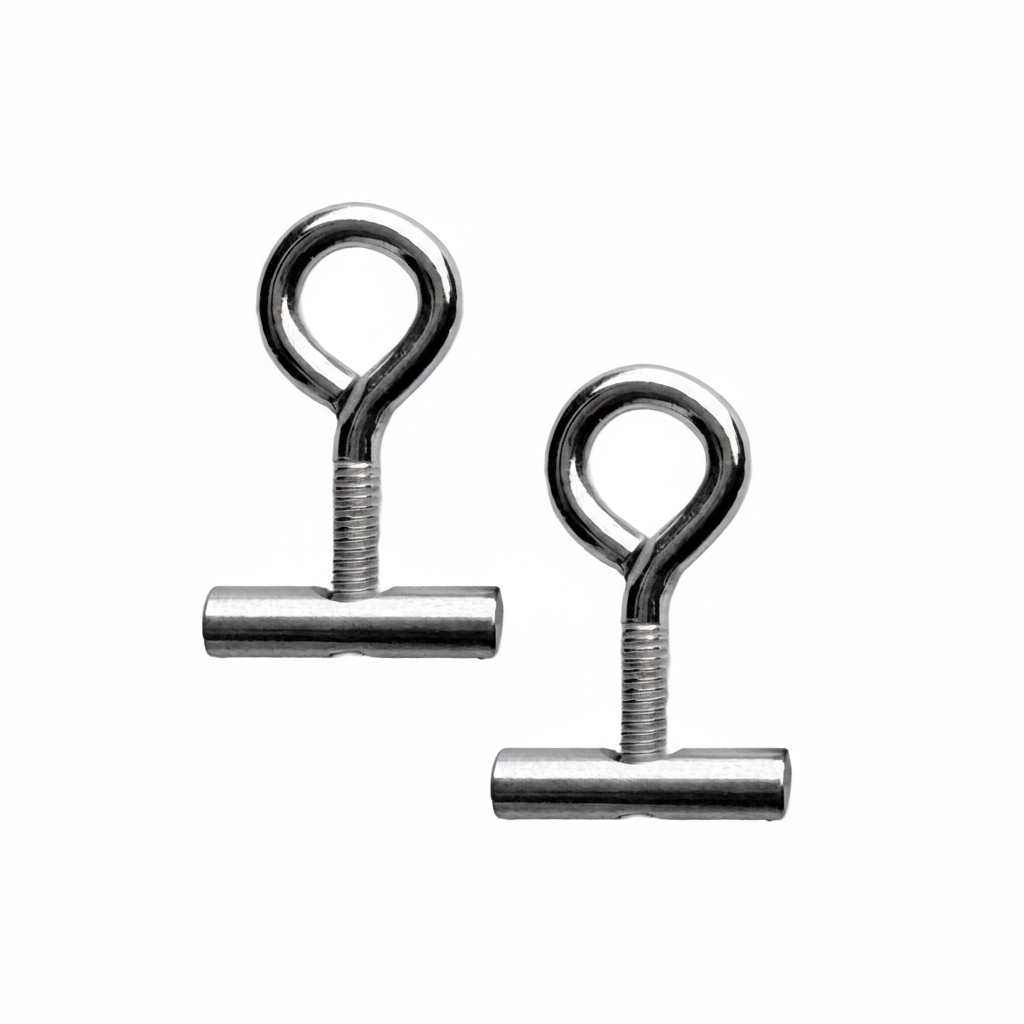 040parts 8 mm railstopper met schroefoog - Set van 2