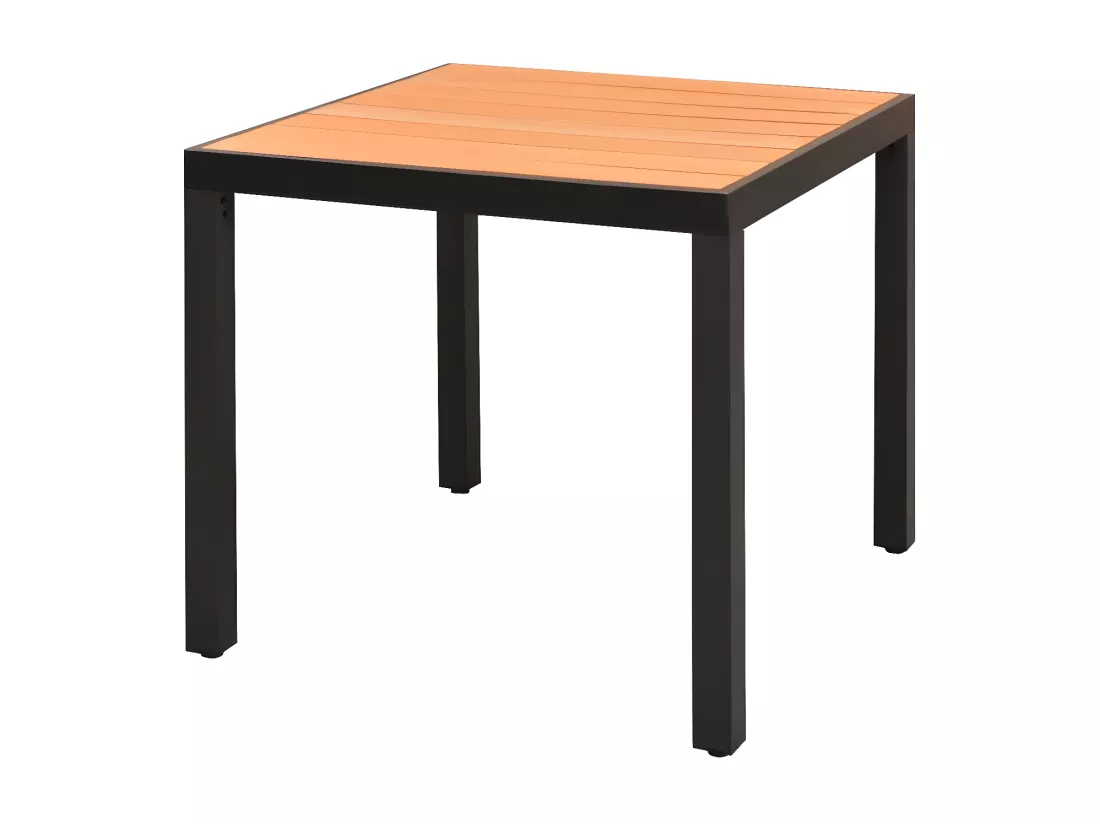 Salon de jardin 5 pcs PVC Résine tressée Noir et marron