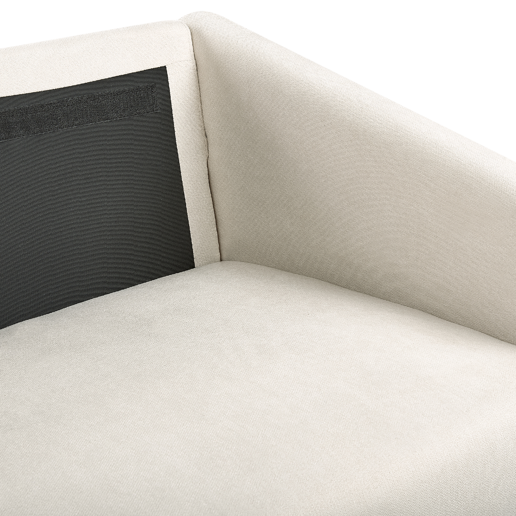 Beliani - MAURA  - Tweezitsbank - Lichtbeige - Polyester
