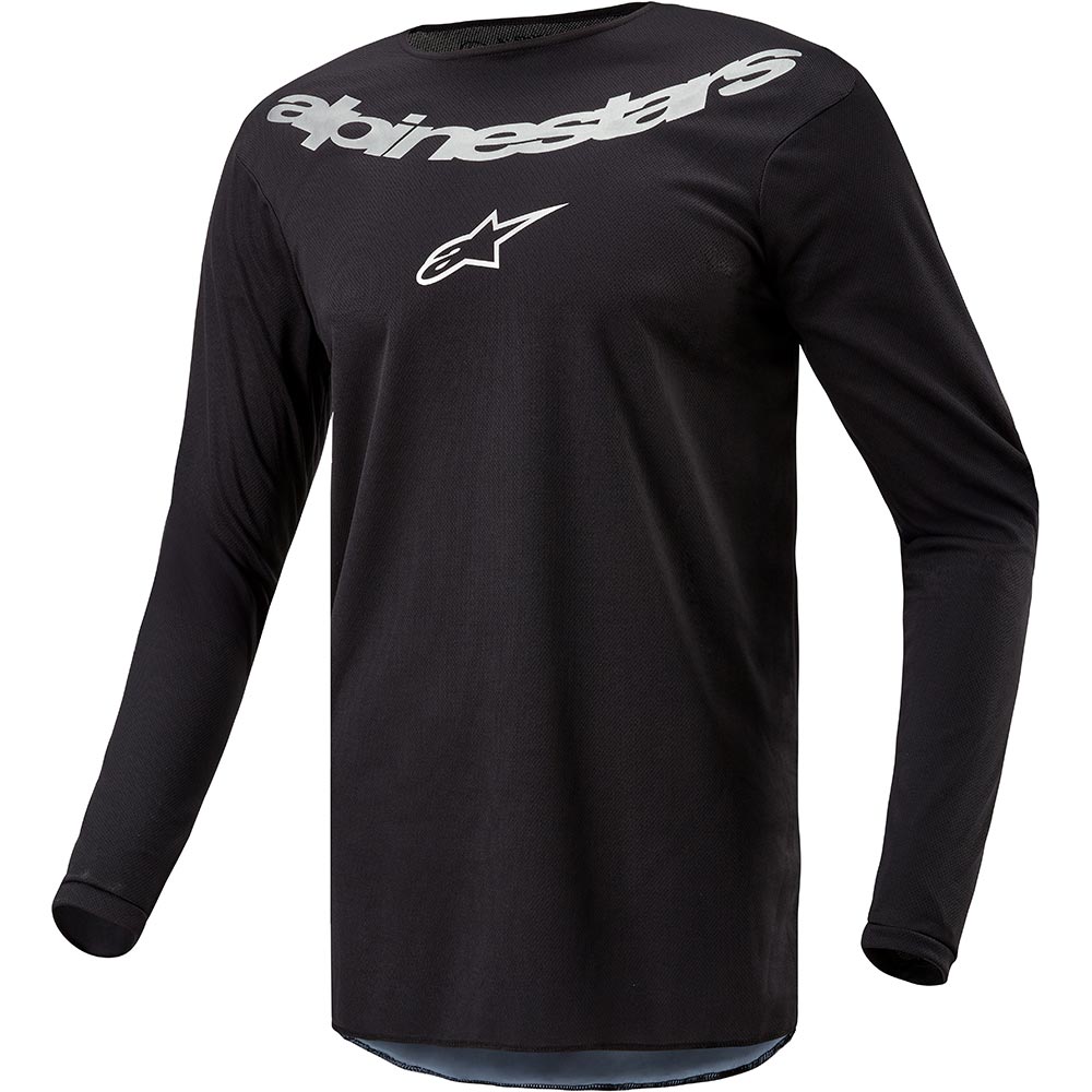 Alpinestars - Maillot Fluid Graphite Noir / Argent