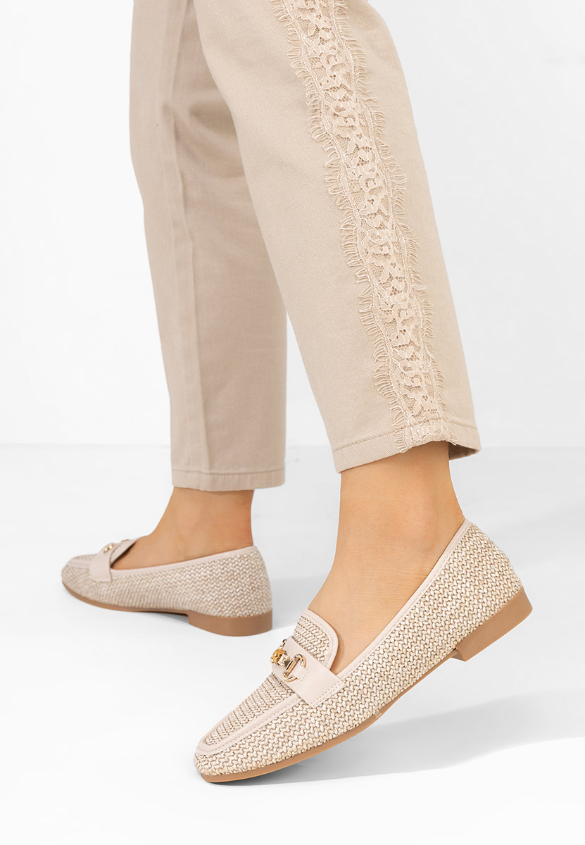 Mocassins femme beige Krystina