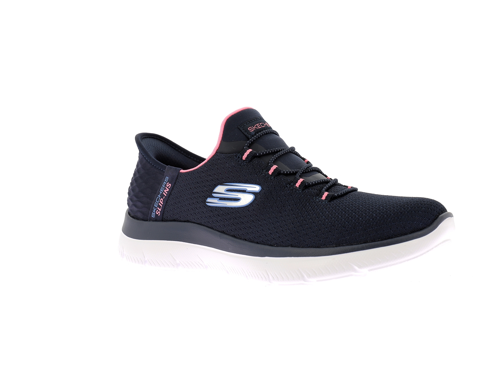Skechers-SUMMITS DIAMOND DREAM Matières combinées Bleu Rose
