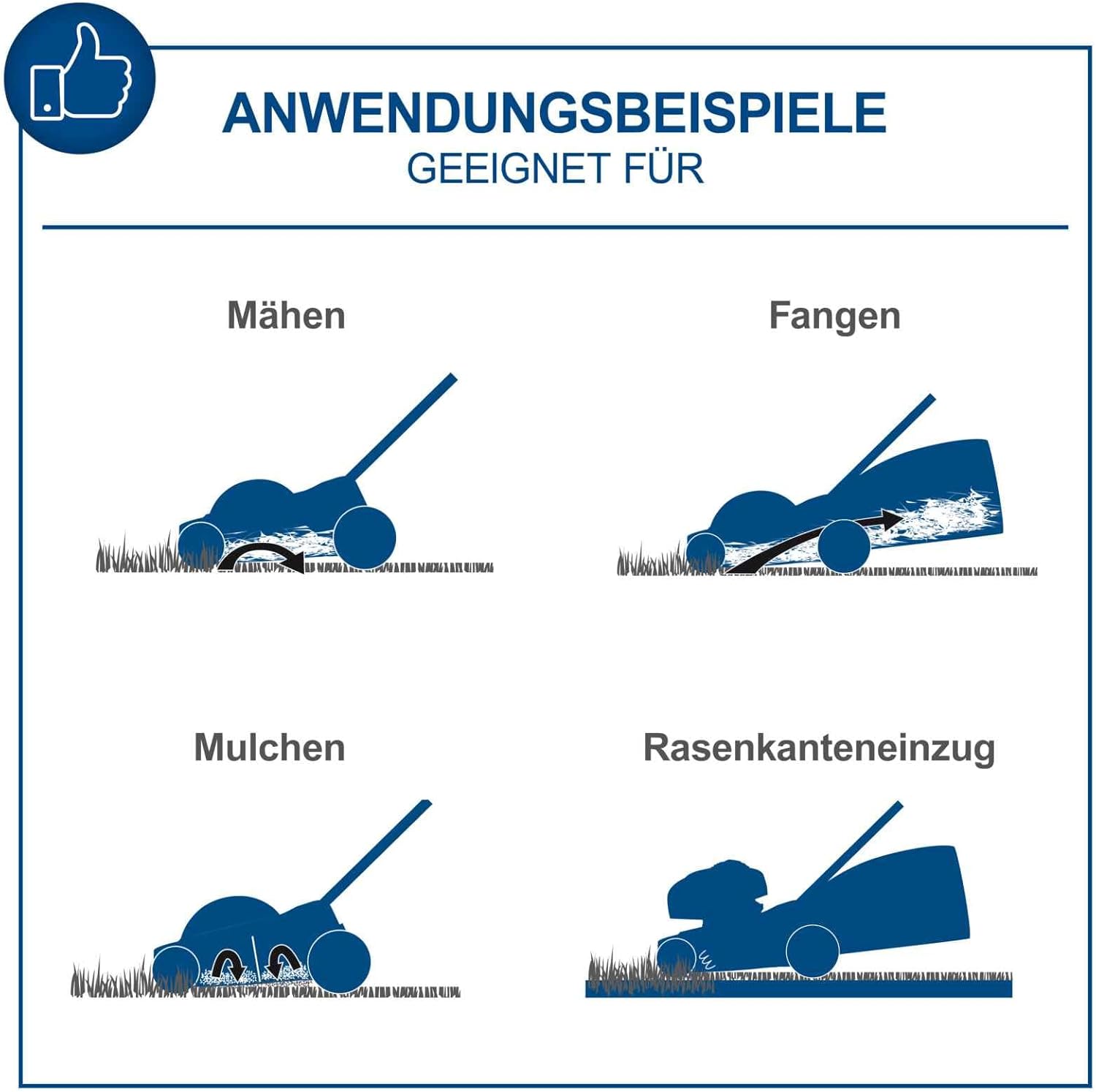 Scheppach Akku-Rasenmäher BC-MP380-X 20V Brushless Akkumäher | 38cm Schnittbreite | für 450-500 m2 | Schnitthöhenverstellung von 25–75mm | 45L Korb | 20V-IXES-Serie | Ohne Akku & Ladegerät