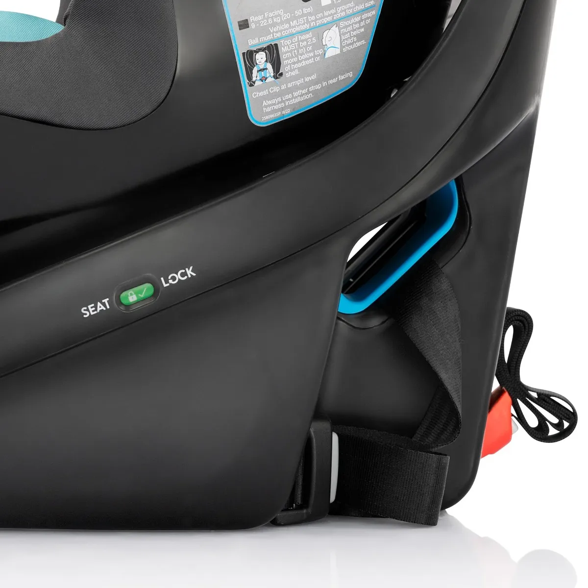 Evenflo Siège d’Auto 2-en-1 Rotatif Slim Resolve360 - Noir Canton