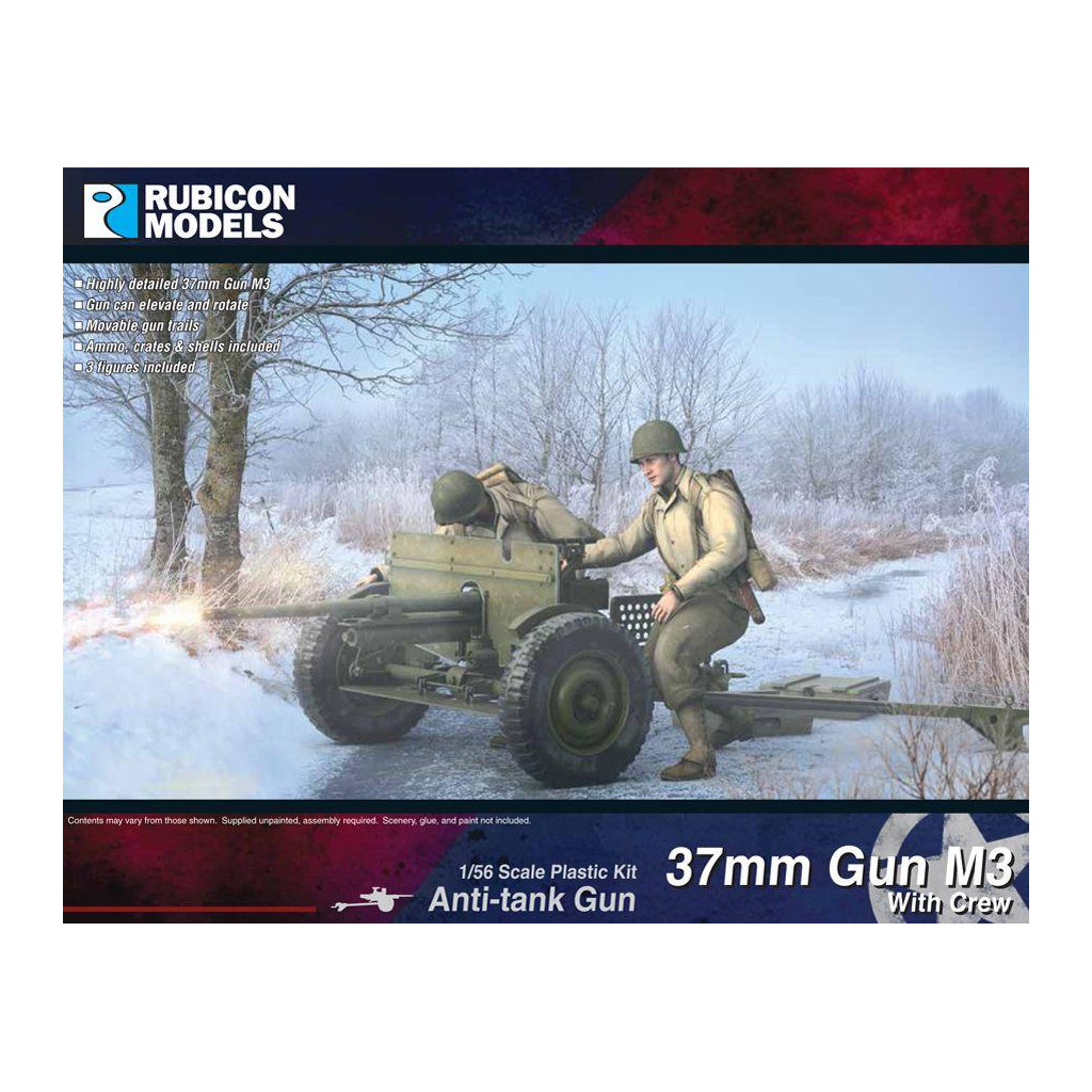 M3 37mm AT Gun with Crew