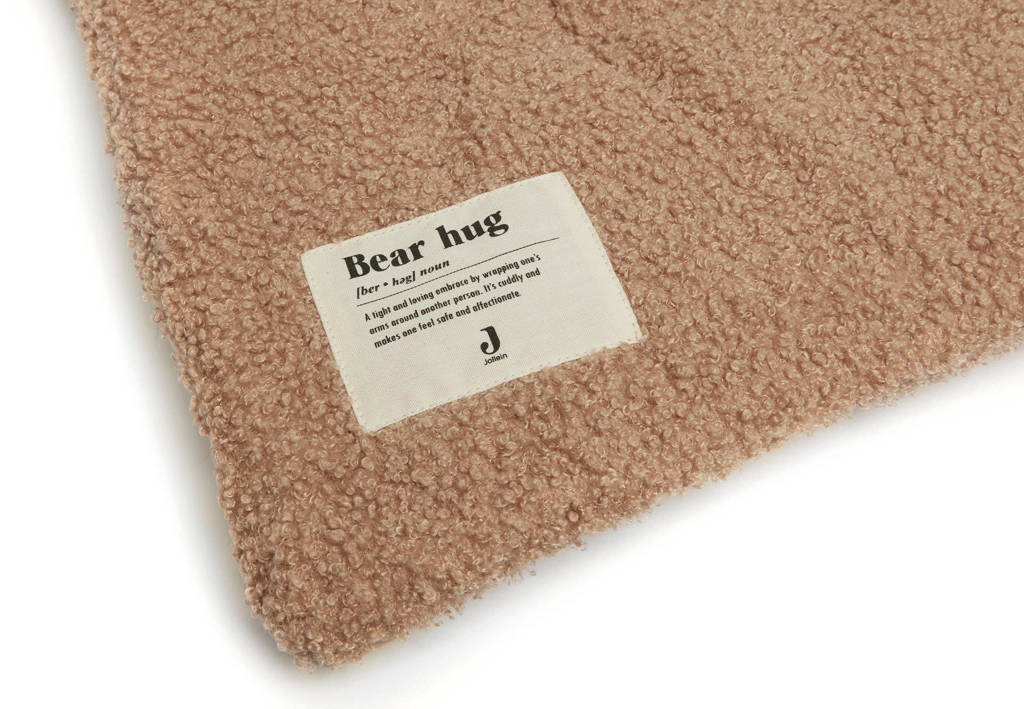 reversible boxkleed Boucle Biscuit