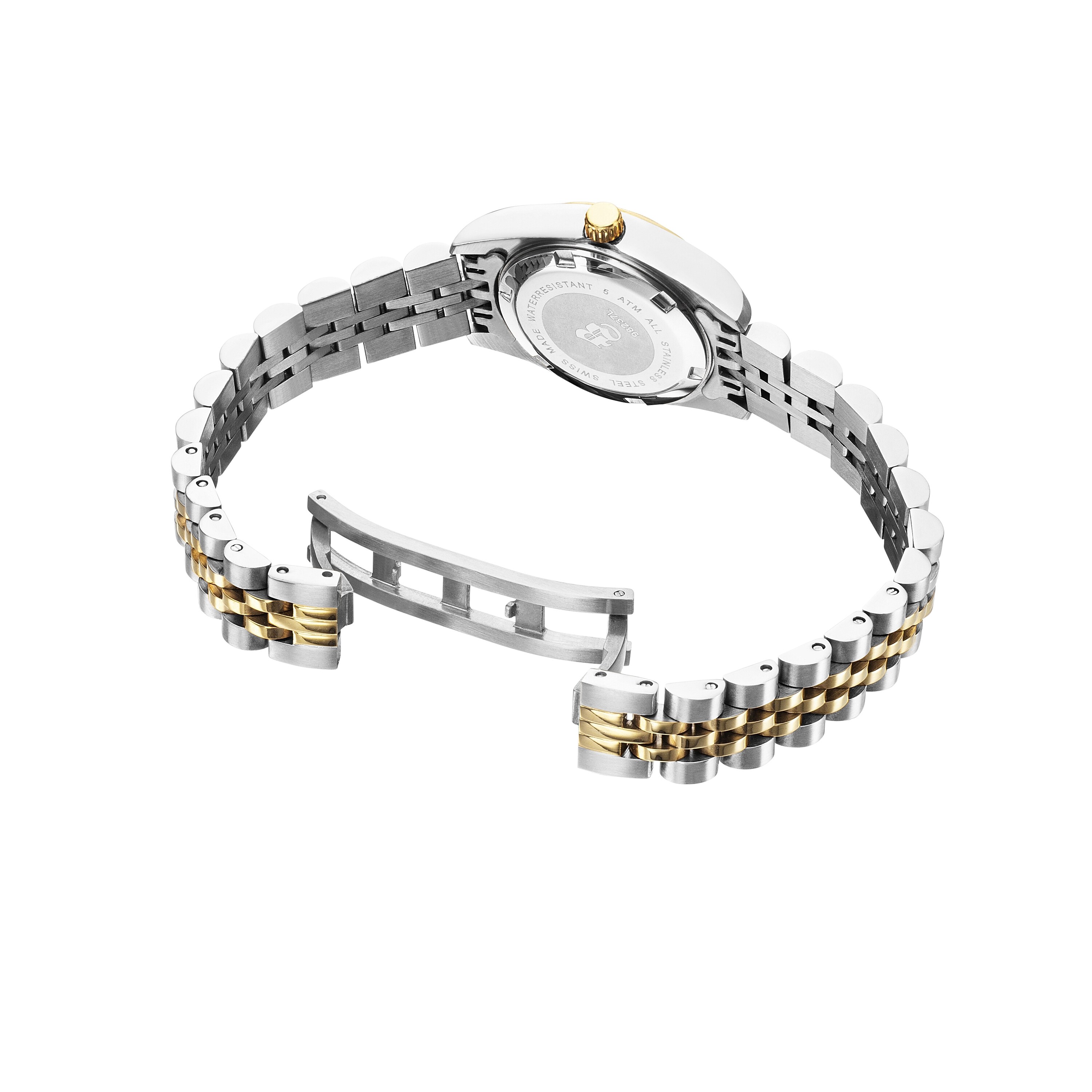 Jacques du Manoir Damen Armbanduhr Inspiration Edelstahl zweifarbig QuartzNRO.08