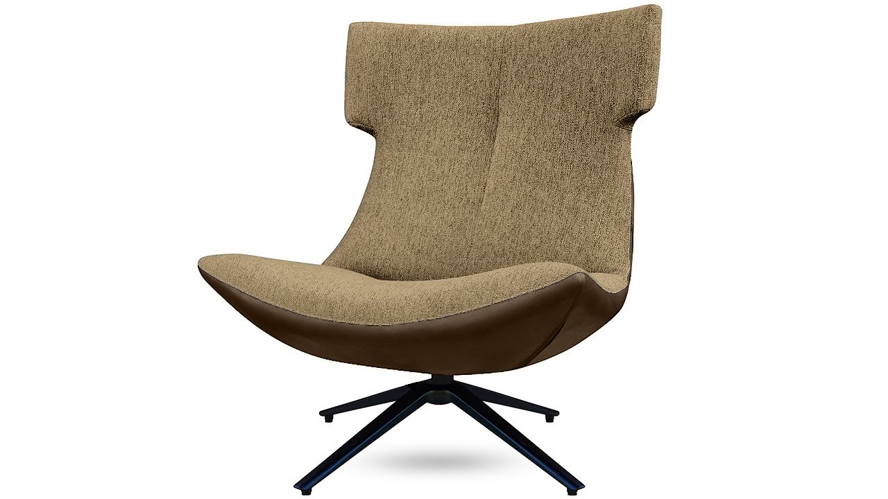 Draaifauteuil Lowie B83 x D83 x H96 cm