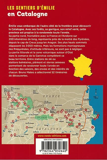 RANDO EDITIONS - SENTIERS EMILIE EN CATALOGNE