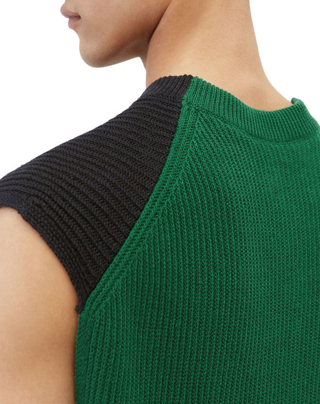 Marc O'Polo Pull 100% Lin Sans manches multicolore