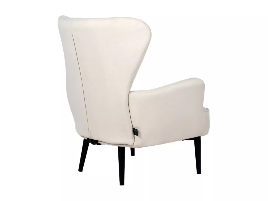 Fauteuil à oreilles rembourré