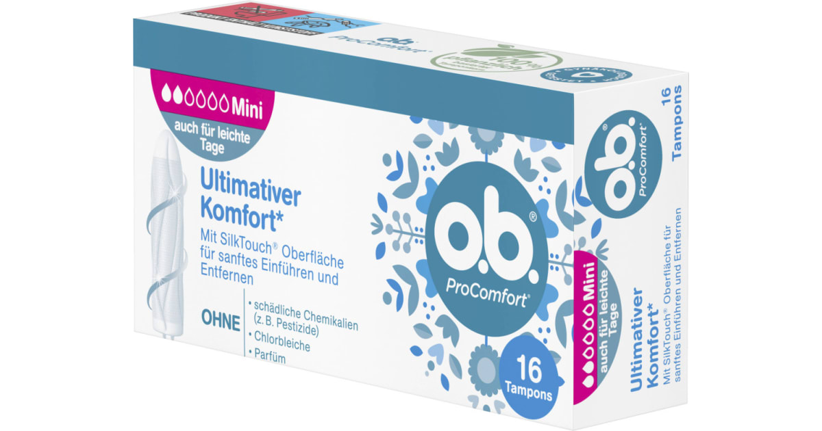 O.B. Tampons Pro Comfort Mini 56er-Packung